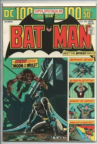 Dc Comics Batman 255 Apr.  