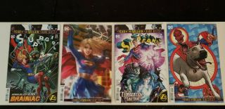 Supergirl 33 & Superman 14 Recalled Comics - All 4 Covers Nm