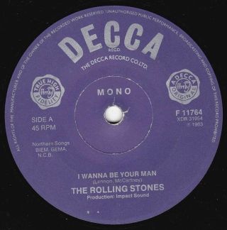 I Wanna Be Your Man 7 " (germany 1963) : The Rolling Stones