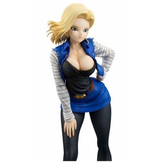 Megahouse Dragon Ball Z Android 18 Sexy Girl Model Anime Figure Statue No box 2