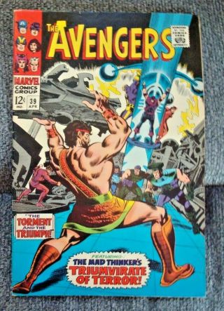 1967 Marvel Comics The Avengers 39 The Mad Thinker 