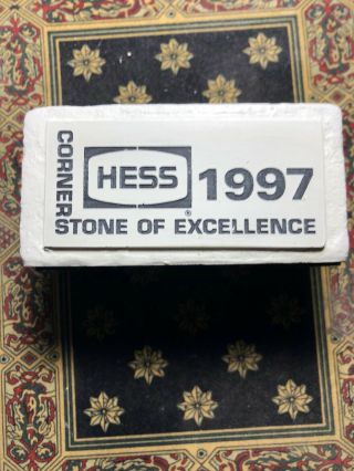 1997 Hess Paper Weight And Pen Holder