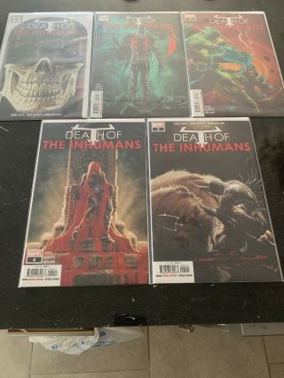 Death Of The Inhumans (2018) Marvel - 1 - 5 Donny Cates/ariel Olivetti,  Nm