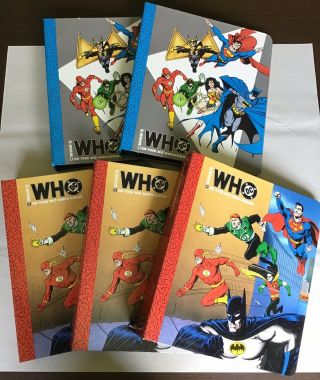 Dc Comics 1990 Who’s Who In The Dc Universe Style Guide Binders X5