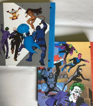 DC Comics 1990 Who’s Who In The DC Universe Style Guide Binders x5 2