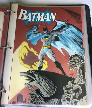 DC Comics 1990 Who’s Who In The DC Universe Style Guide Binders x5 3