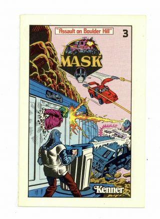 Mask Mini Comics 3 1985 Vf 8.  0