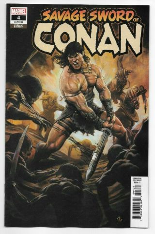 Marvel Comics Savage Sword Of Conan 4 First Printing 1:25 Granov Variant