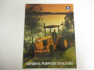 John Deere 55 Series General Purpose Tractors Sales Brochure