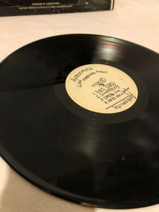 AEROSMITH LOOK HOMEWARD ANGEL LP LIVE IMPORT F 7868 VG 4