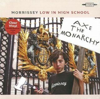 Morrissey Low In High School Record Lp Etienne 2017 Clear Vinyl