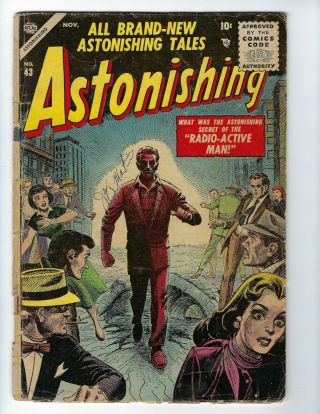 Astonishing 43 (nov 1955,  Atlas / Marvel) Gd/vg 3.  0