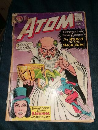 The Atom 19 Key 2nd Appearance Zatanna Silver Age Classic Gil Kane Art Classic