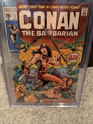 Conan the Barbarian (Marvel) 1 1970 CGC 6.  5 Case And Book 2