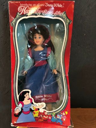 Vintage 1990 Woolworth Snow White Happily Ever After 9 " Doll