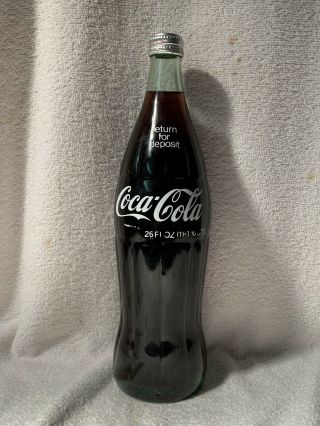 Rare Full 26oz Coca - Cola Acl Soda Bottle Grand Rapids,  Michigan