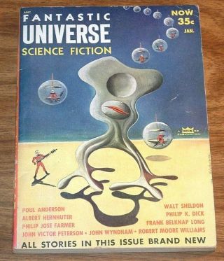 Fantastic Universe January 1954 Philip K Dick Jose Farmer Poul Anderson