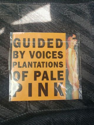 Guided By Voices - Plantations Of Pale Pink 7 " E.  P.  On Rare Orange Clear Vinyl