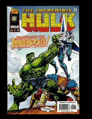 The Incredible Hulk 449 Vf Marvel Comic Book Mike Deodato Jr Avengers Gk18
