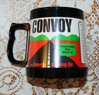 Trucker Coffee Cup Convoy Mug Conklin Parasynthetic Motor Oil Thermo Serv Gift