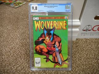 Wolverine 4 Cgc 9.  8 Limited Series Marvel 1982 Cool Cover Wh P Frank Miller