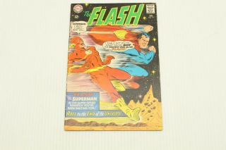The Flash 175 Vg/fn (december 1967,  Dc) Flash Vs.  Superman Race Key