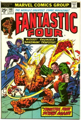Fantastic Four 148 Hi Grade Frightful 4 Rich Buckler Marvel Bronze Age 1974 Bin