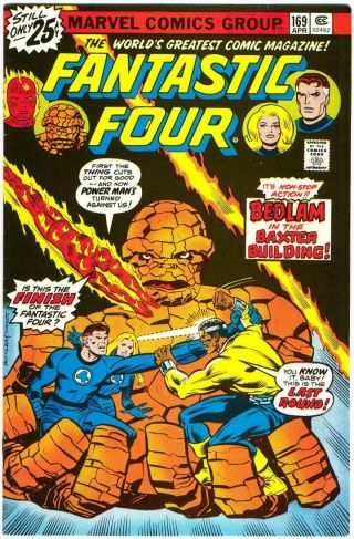 Fantastic Four 169 1st Thing Exoskeleton Power Man Luke Cage Marvel Bronze Bin
