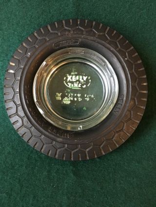 Vintage Kelly Tires Armor Trac Tire Ash Tray - Advertising Collectible