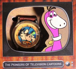 P427.  Hanna - Barbera The Flintstones Pioneers Of Animation Le Fossil Watch (1996)