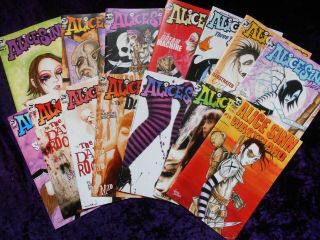 Alice Sinn Complete Set 14 Issue Signed By Aaron Bordner