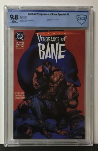Rare Dc Comics Batman: Vengeance Of Bane 1 Graded 9.  8 White Pgs 1st App Bane