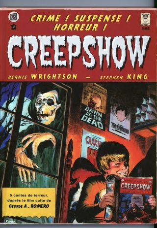 Creepshow Stephen King Bernie Wrightson Hardcover Comic Adaptation In French