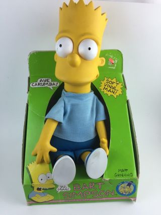 The Simpsons - Bart Nodder - 1990 Bart Simpson Doll - Rare In