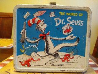 The World Of Dr Seuss Vintage Metal Lunch Box