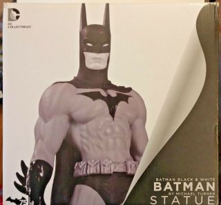 Dc Collectibles Batman Black And White By Michael Turner Statue 8 " Nib
