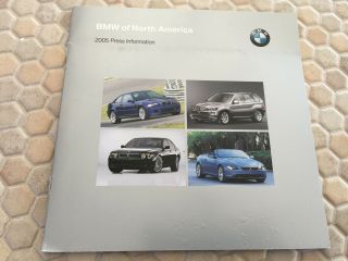 Bmw Official 3 5 6 7 Series M3 X3 X5 Z4 Press Kit Brochure 2005 Usa Edition