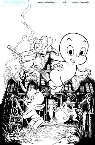 Casper 1 comic cover art by Buz Hasson and Ken Haeser 2