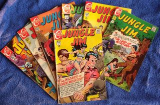 Jungle Jim 22 23 24 25 26 27 28 - Complete Charlton Series Boyette