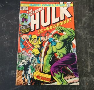 Marvel Incredible Hulk 181 1st Appearance Of Wolverine Complete 1974