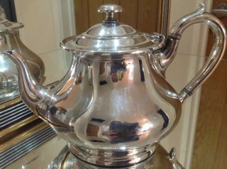 Early Victorian 1852 Elkington & Co Large Silver Plated Teapot Holds 3 Pints