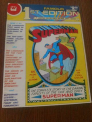 Whitman Comics Famous 1st Edition C - 61 Superman Treasury Sized 1979