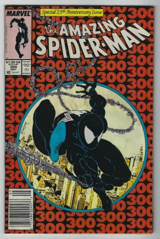 Spider - Man 300 (1988,  Marvel) 1st App Venom,  Todd Mcfarlane,  G,  /vg