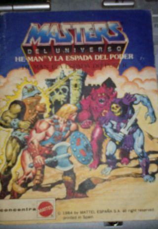 Masters Universe He - Man Mini Comic 1984 And The Sword Of Power