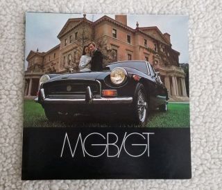 Mgb Gt Sales Advertising Brochure 1969
