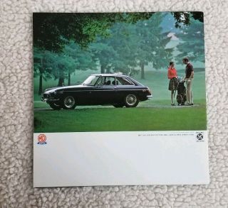 MGB GT Sales Advertising Brochure 1969 2