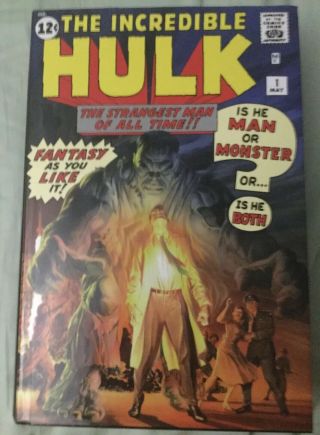 Hulk Omnibus Vol.  1,  By Stan Lee & Jack Kirby,  Variant Cover.  Out Of Print.