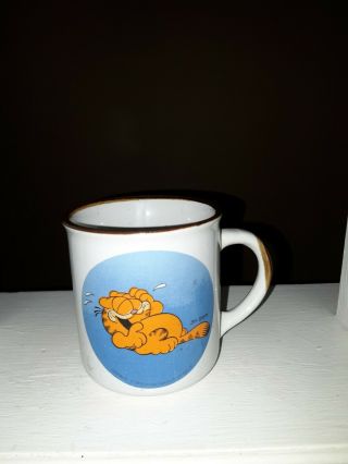 Laughing Garfield Mug Vintage Coffee German Kaffee Mug 1978