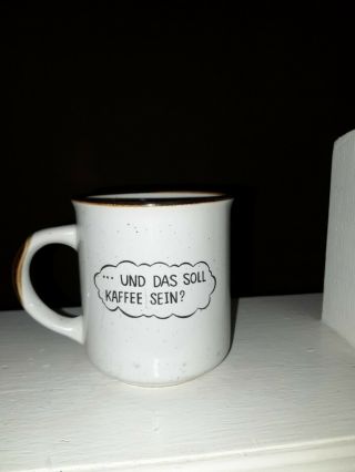 Laughing Garfield Mug VINTAGE Coffee German Kaffee MUG 1978 3
