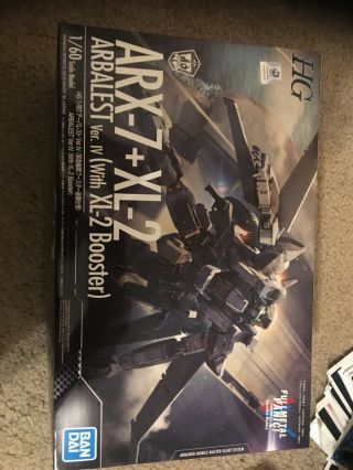 Bandai Full Metal Panic 1/60 Arx - 7,  Xl - 2 Arbalest Ver.  Iv With Xl - 2 Booster
